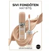 BUĞZ 6lı Mat Bitişli Fondöten Seti