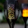 BUĞZ Alev Efektli Solar Bahçe Lambası (51 Cm)