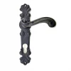 BUĞZ Antika Tarz Dekoratif Pirinç Okyanus Oda Kapı Kolu - 230x46 Mm, Oksit