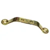 BUĞZ Dekoratif Zamak Kulp Dıştan - 64mm, Sarı, 1 Adet