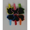 BUĞZ Desenli Notlu Mandal (6lı Set-10 Paket)