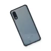 BUĞZ Galaxy A02 Kılıf Miami Şeffaf Silikon - Lacivert
