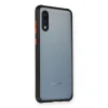 BUĞZ Galaxy A02 Kılıf Miami Şeffaf Silikon - Siyah