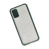 BUĞZ Galaxy A02s Kılıf Miami Şeffaf Silikon - Koyu Yeşil