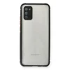 BUĞZ Galaxy A02s Kılıf Miami Şeffaf Silikon - Siyah