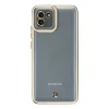 BUĞZ Galaxy A03 Kılıf Liva Lens Silikon - Beyaz
