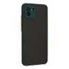 BUĞZ Galaxy A03 Kılıf Montreal Silikon Kapak - Yeşil