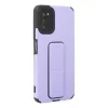BUĞZ Galaxy A03s Kılıf Mega Standlı Silikon - Lila