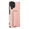 BUĞZ Galaxy A22 Kılıf Mega Standlı Silikon - Pudra
