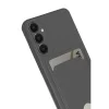 BUĞZ Galaxy S24 Fe Kılıf Kelvin Kartvizitli Silikon - Gri