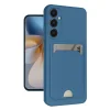 BUĞZ Galaxy S24 Fe Kılıf Kelvin Kartvizitli Silikon - Mavi