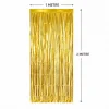 BUĞZ Gold Metalize Parti Perdesi 100x200 Cm – Kapı Ve Arka Fon Perdesi