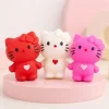BUĞZ Hello Kitty Tasarımlı Squishy - 12li Paket - Karışık Renk - Yumuşak Oyuncak