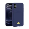 BUĞZ İphone 11 Kılıf Kelvin Kartvizitli Silikon - Lacivert