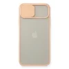 BUĞZ İphone 11 Pro Max Kılıf Palm Buzlu Kamera Sürgülü Silikon - Pembe