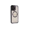 BUĞZ İphone 12 Pro Kılıf Prag Magneticsafe Kapak - Siyah
