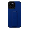 BUĞZ İphone 12 Pro Max Kılıf Mega Standlı Silikon - Mavi