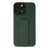BUĞZ İphone 12 Pro Max Kılıf Mega Standlı Silikon - Yeşil
