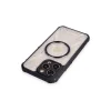 BUĞZ İphone 12 Pro Max Kılıf Prag Magneticsafe Kapak - Siyah