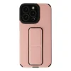 BUĞZ İphone 13 Pro Kılıf Mega Standlı Silikon - Pudra