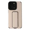 BUĞZ İphone 13 Pro Max Kılıf Mega Standlı Silikon - Gold