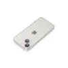 BUĞZ İphone 14 Kılıf Luko Lens Silikon - Gümüş