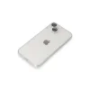 BUĞZ İphone 14 Kılıf Luko Lens Silikon - Gümüş