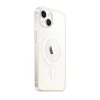 BUĞZ İphone 14 Kılıf Magneticsafe Şeffaf Silikon - Şeffaf