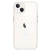 BUĞZ İphone 14 Kılıf Magneticsafe Şeffaf Silikon - Şeffaf