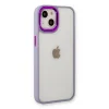 BUĞZ İphone 14 Plus Kılıf Dora Kapak - Lila