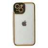 BUĞZ İphone 14 Plus Kılıf Liva Lens Silikon - Siyah