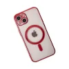 BUĞZ İphone 14 Plus Kılıf Magneticsafe Lazer Silikon - Kırmızı