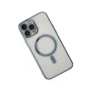 BUĞZ İphone 14 Pro Kılıf Magneticsafe Lazer Silikon - Sierra Blue