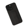 BUĞZ İphone 14 Pro Kılıf Mega Standlı Silikon - Siyah