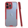 BUĞZ İphone 14 Pro Kılıf Platin Silikon - Kırmızı
