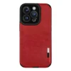 BUĞZ İphone 14 Pro Max Kılıf Loop Deri Silikon - Kırmızı