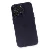 BUĞZ İphone 14 Pro Max Kılıf Luko Lens Silikon - Derin Mor