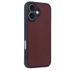 BUĞZ İphone 16 Kılıf Aras Deri Kapak - Bordo