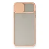 BUĞZ İphone X Kılıf Palm Buzlu Kamera Sürgülü Silikon - Pembe