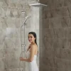 BUĞZ Irmak Premium Robot Yağmurlama Tepe Duş Sistemi – Modern Banyo Batarya Seti ( BUĞZ )