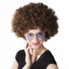 BUĞZ Kahve Renk Kıvırcık Afro Bonus Peruk