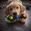 BUĞZ Kemik Tasarımlı Köpek Isırma Oyuncağı - Sesli - Işıklı