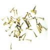 BUĞZ Klips, Menteşe, Ayağı Çivisi 7mm Çelik - Sarı 10gr