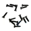 BUĞZ Klips, Menteşe, Ayak, Ağaç, Sunta Vidası 2,2x9,5mm - Siyah 100 Adet