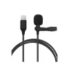 BUĞZ Lightning 2 Metre Double Mikrofon - Siyah