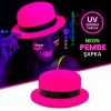 BUĞZ Neon Pembe Uv Parti Şapkası Plastik