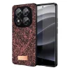 BUĞZ Onegif Xiaomi Redmi Note 14 Pro 5g Bright Simli Kapak - Derin Mor