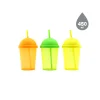 BUĞZ Pipetli Bardak - 450 ml - Şeffaf Renkli - Plastik