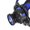 BUĞZ Q5 Şarjlı Mercekli Kafa Feneri Black Wt-121