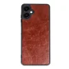 BUĞZ Galaxy A06 Kılıf Aras Deri Kapak - Bordo